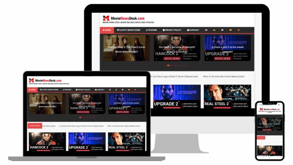 Movie News WebSite